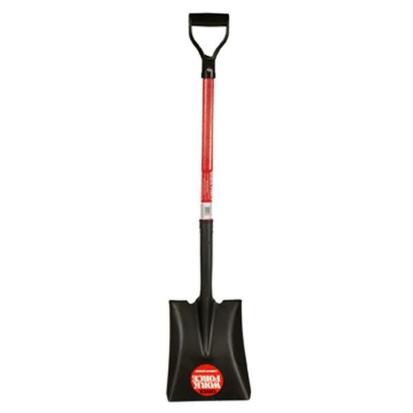 Emsco Group Workforce Square-Point Shovel D-Grip Handle- 28 in. 1236-1